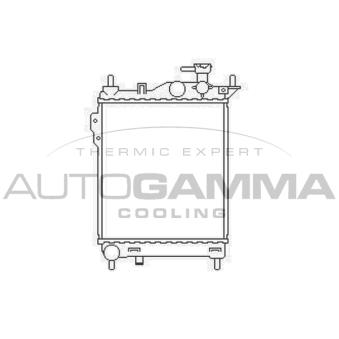 Radiateur, refroidissement du moteur AUTOGAMMA 103667