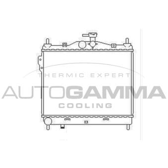 Radiateur, refroidissement du moteur AUTOGAMMA 103669
