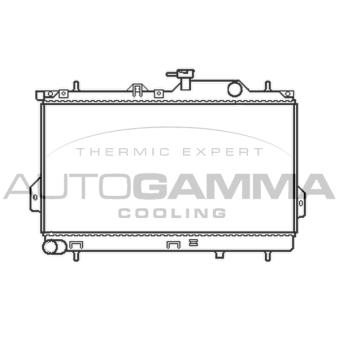Radiateur, refroidissement du moteur AUTOGAMMA 103703