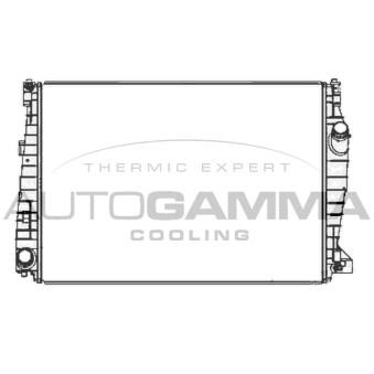 Radiateur, refroidissement du moteur AUTOGAMMA 103715