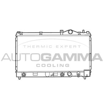 Radiateur, refroidissement du moteur AUTOGAMMA 103734