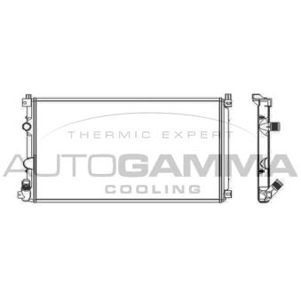 Radiateur, refroidissement du moteur AUTOGAMMA OEM 4414972