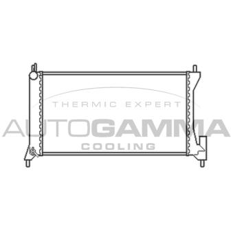 Radiateur, refroidissement du moteur AUTOGAMMA 103760
