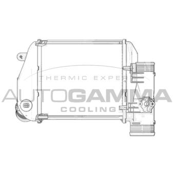 Intercooler, échangeur AUTOGAMMA OEM 4F0145805E
