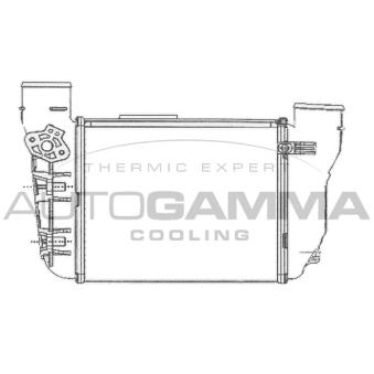 Intercooler, échangeur AUTOGAMMA 103773