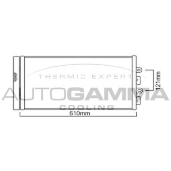 Condenseur, climatisation AUTOGAMMA OEM 51712975