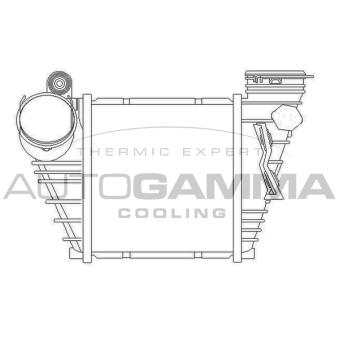 Intercooler, échangeur AUTOGAMMA OEM 1J0145803M