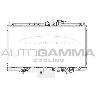 Radiateur, refroidissement du moteur AUTOGAMMA OEM 19010P0FJ04