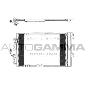 Condenseur, climatisation AUTOGAMMA 103829