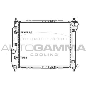 Radiateur, refroidissement du moteur AUTOGAMMA [103839]