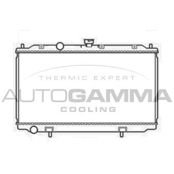 Radiateur, refroidissement du moteur AUTOGAMMA 103840