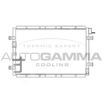 Condenseur, climatisation AUTOGAMMA OEM 976063E000