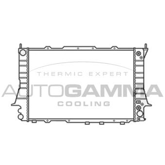 Radiateur, refroidissement du moteur AUTOGAMMA 103879