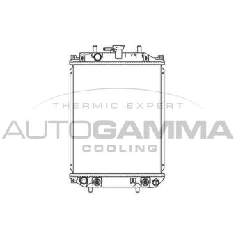 Radiateur, refroidissement du moteur AUTOGAMMA OEM 1640097201