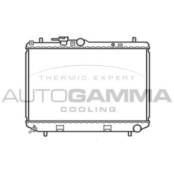 Radiateur, refroidissement du moteur AUTOGAMMA [103913]