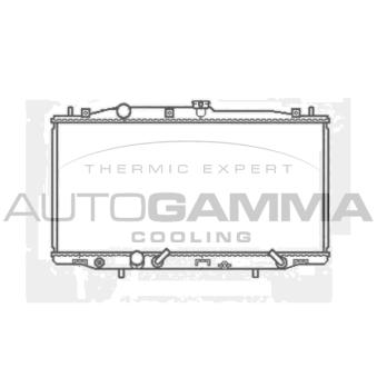 Radiateur, refroidissement du moteur AUTOGAMMA 103926