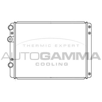 Radiateur, refroidissement du moteur AUTOGAMMA OEM 6N0121253AE