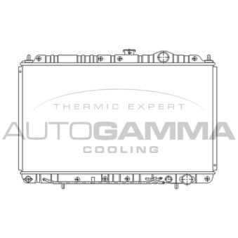Radiateur, refroidissement du moteur AUTOGAMMA OEM MB660568