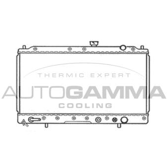 Radiateur, refroidissement du moteur AUTOGAMMA [103959]
