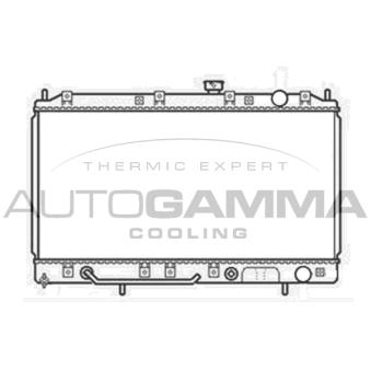 Radiateur, refroidissement du moteur AUTOGAMMA OEM MB845810