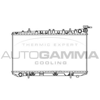Radiateur, refroidissement du moteur AUTOGAMMA [103973]