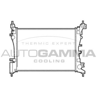 Radiateur, refroidissement du moteur AUTOGAMMA OEM 55700447