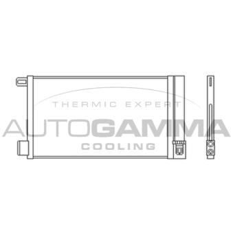 Condenseur, climatisation AUTOGAMMA OEM 1850849 Condenseur, climatisation AUTOGAMMA OEM 1850849