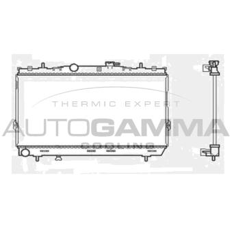 Radiateur, refroidissement du moteur AUTOGAMMA OEM 253102D500