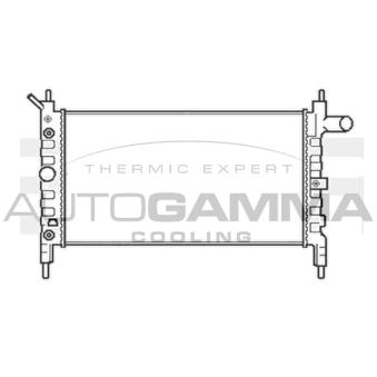 Radiateur, refroidissement du moteur AUTOGAMMA 104006