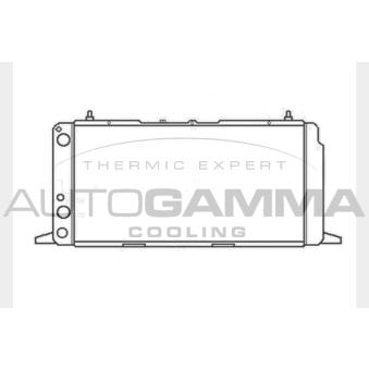 Radiateur, refroidissement du moteur AUTOGAMMA 104037