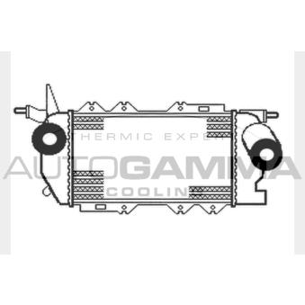 Intercooler, échangeur AUTOGAMMA OEM 1300400 Intercooler, échangeur AUTOGAMMA OEM 1300400
