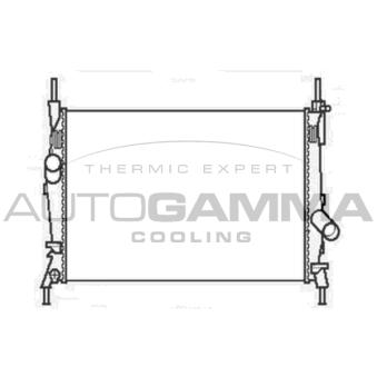 Radiateur, refroidissement du moteur AUTOGAMMA 104055