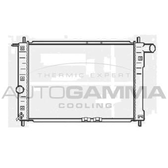 Radiateur, refroidissement du moteur AUTOGAMMA OEM 96559565