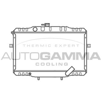 Radiateur, refroidissement du moteur AUTOGAMMA 104080