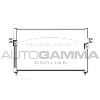 Condenseur, climatisation AUTOGAMMA 104098