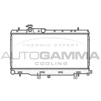 Radiateur, refroidissement du moteur AUTOGAMMA OEM 45111FE101