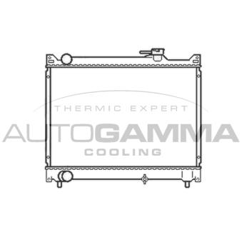 Radiateur, refroidissement du moteur AUTOGAMMA 104108