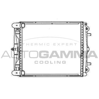 Radiateur, refroidissement du moteur AUTOGAMMA 104114