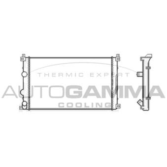 Radiateur, refroidissement du moteur AUTOGAMMA OEM 4415064
