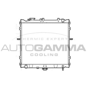 Radiateur, refroidissement du moteur AUTOGAMMA OEM 01215200A