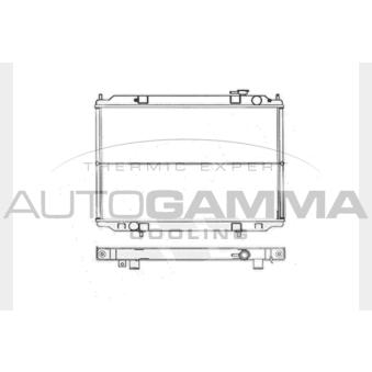 Radiateur, refroidissement du moteur AUTOGAMMA 104134