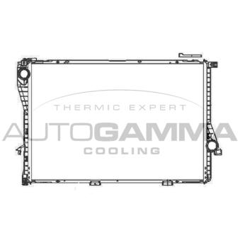 Radiateur, refroidissement du moteur AUTOGAMMA 104143