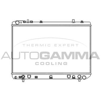 Radiateur, refroidissement du moteur AUTOGAMMA OEM 2131006322