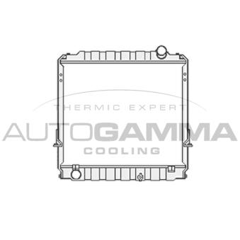Radiateur, refroidissement du moteur AUTOGAMMA 104198
