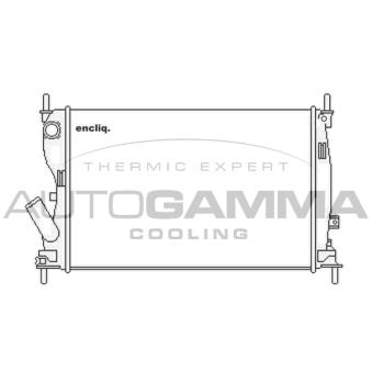 Radiateur, refroidissement du moteur AUTOGAMMA OEM 1359244