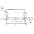 AUTOGAMMA 104245 - Radiateur, refroidissement du moteur