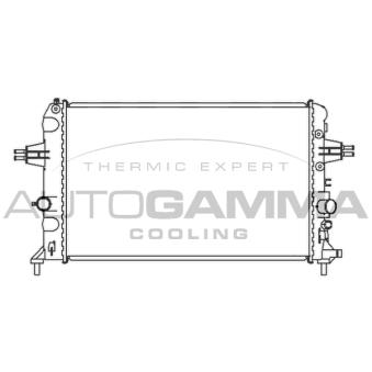 Radiateur, refroidissement du moteur AUTOGAMMA 104300