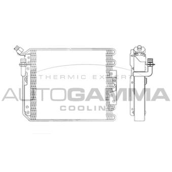 Condenseur, climatisation AUTOGAMMA 104423