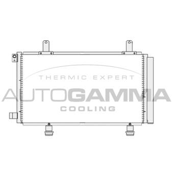 Condenseur, climatisation AUTOGAMMA 104439