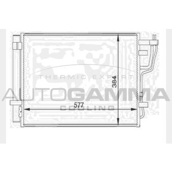 Condenseur, climatisation AUTOGAMMA 104455